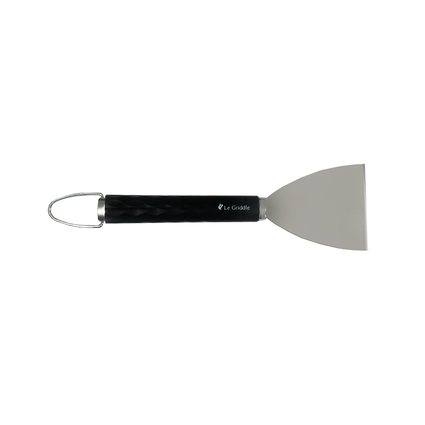 angled saptula for use on the le griddle cooking surface
