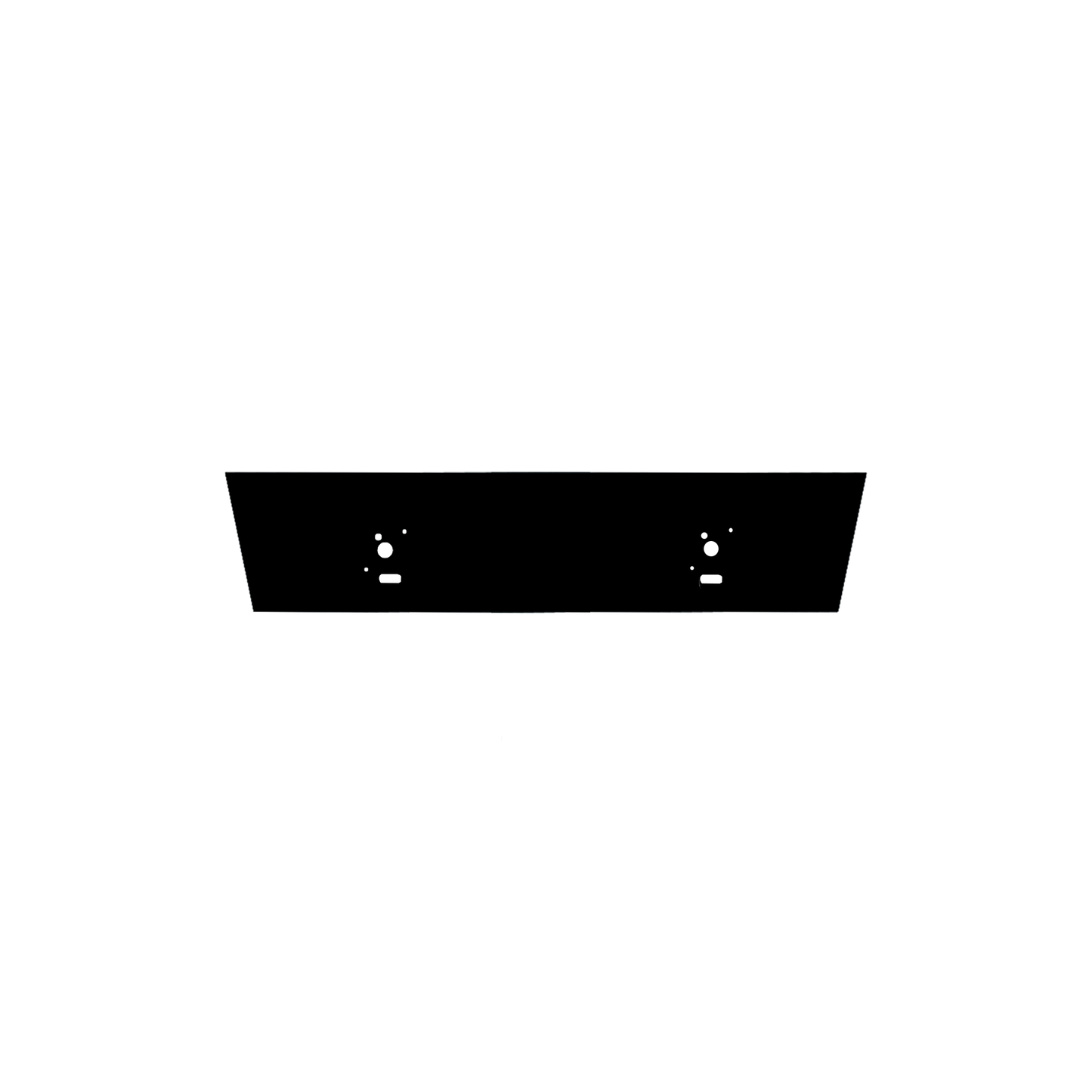 the black panel that goes behind the control panel on the pro series 75 griddles