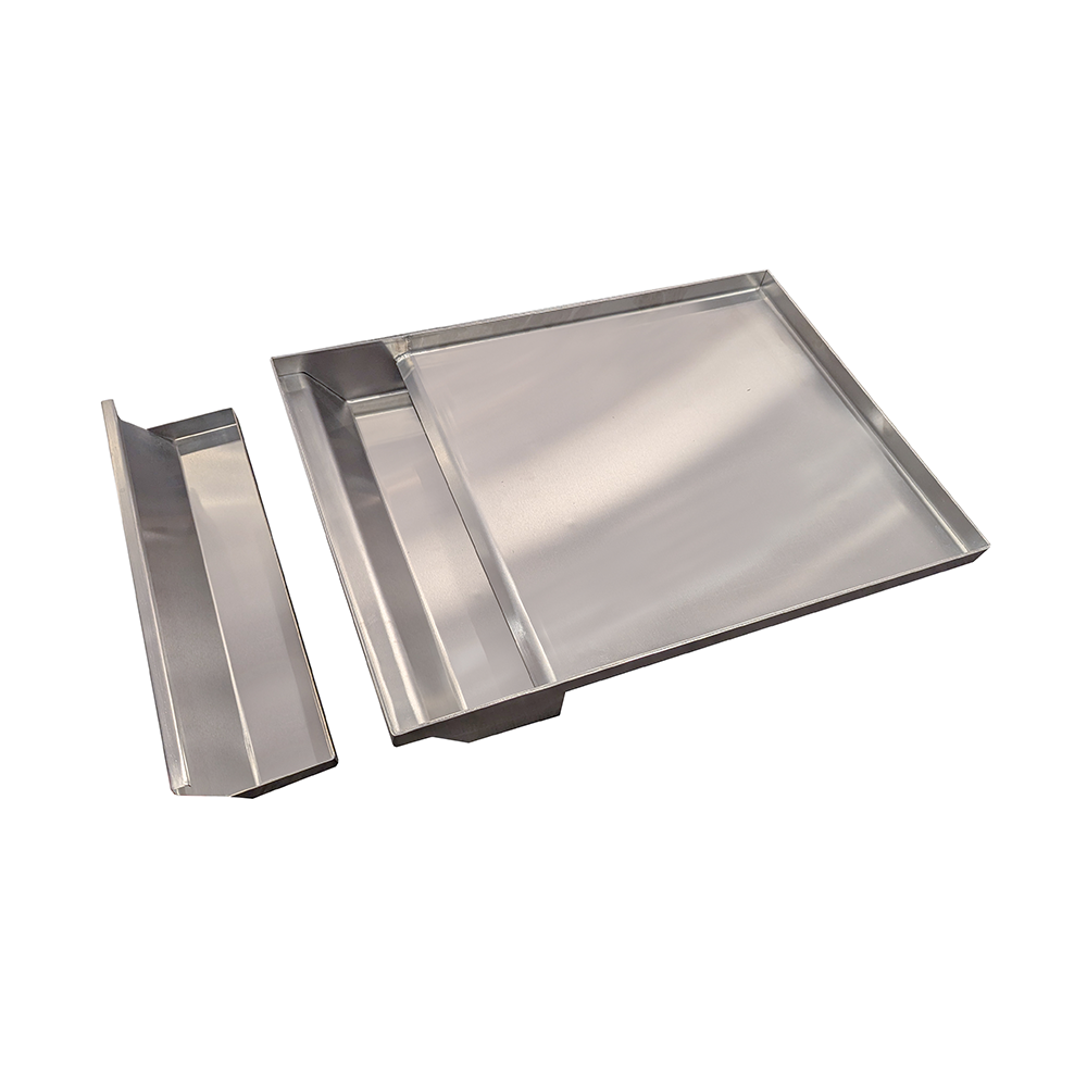 Stainless Steel Griddle With Removable Drip Tray