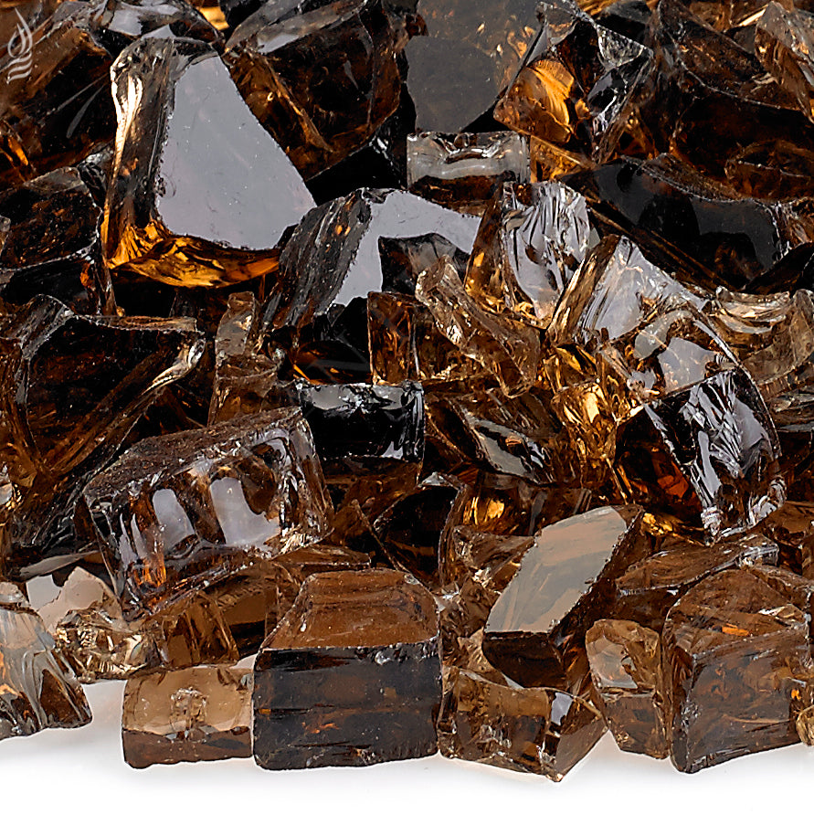 American Fire Glass - Copper 1/2" Glass - AFF-COP12-10 3