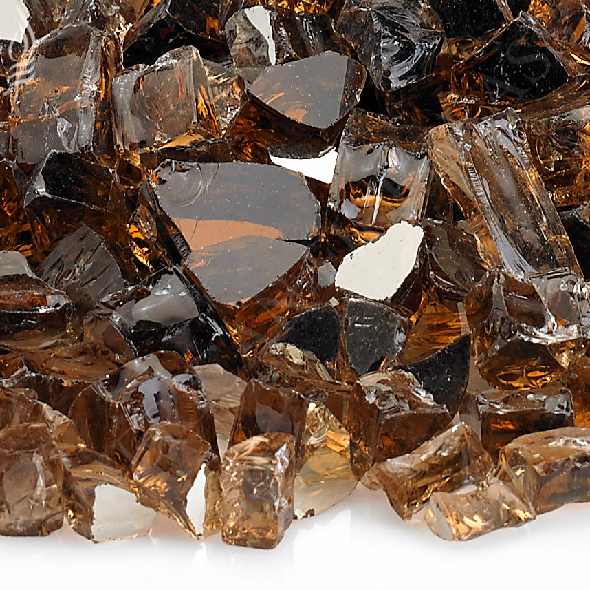 American Fire Glass - Copper Reflective 1/2" Glass - AFF-COPRF12-10 _3