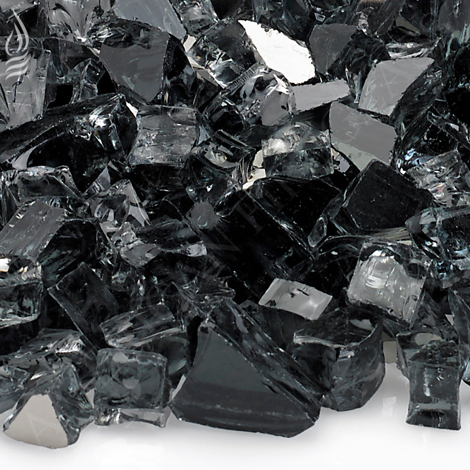 American Fire Glass - Gray Reflective 1/2" Glass - AFF-GRYRF12-10 _3