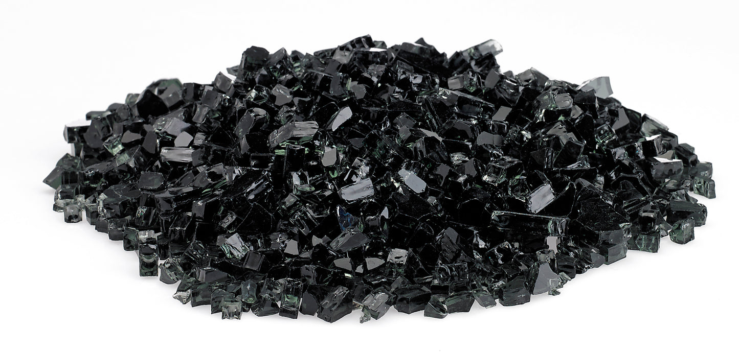 American Fire Glass - 1/4" Black Glass - AFF-BLK-10-J 3