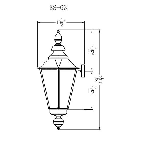 Electric Gas Light - Eslava Street 63 - ES63E _ 3