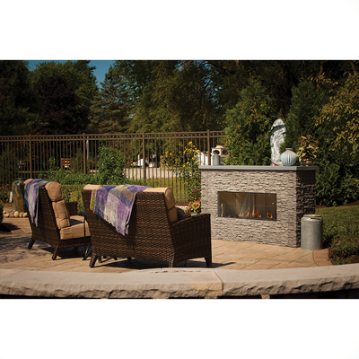 A Turnkey Outdoor Gas Fireplace Offers Beauty, Comfort & Convenience... Fast!