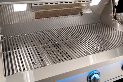 The AOG diamond sear cooking grids that allow for better food sear marks. The sears marks trap moisture and juice inside the food making the food taste better.