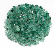 AFG - 1/2" Evergreen Reflective Fire Glass - 10LB Jar