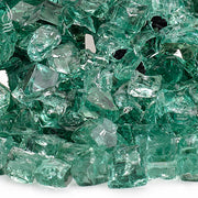 AFG - 1/2" Evergreen Reflective Fire Glass - 10LB Jar