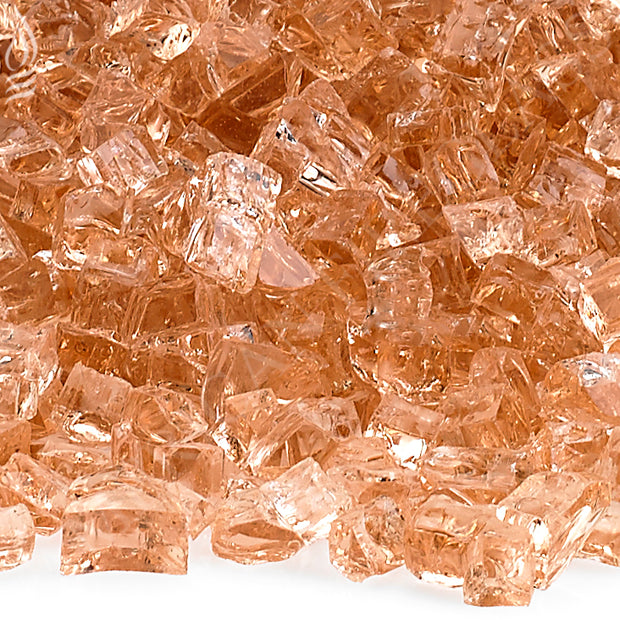 AFG - 1/4" Champagne Reflective Fire Glass - 10LB Jar