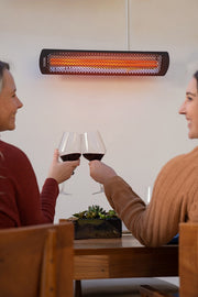 Tungsten electric heaters, bromic heating