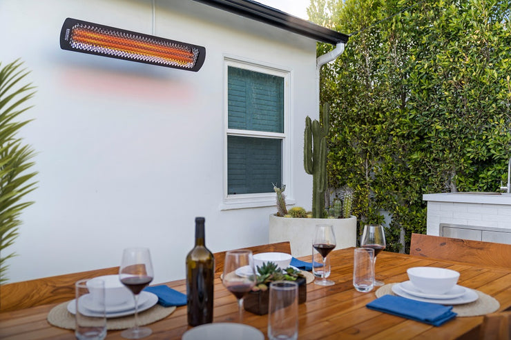 Tungsten electric heaters, bromic heating