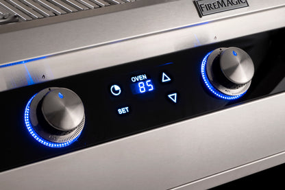 The Fire Magic Echelon diamon digital display. Touch screen, wi-fi and bluetooth compatible. 