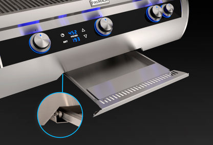 The fire magic echelon diamond grease tray with ball bearings