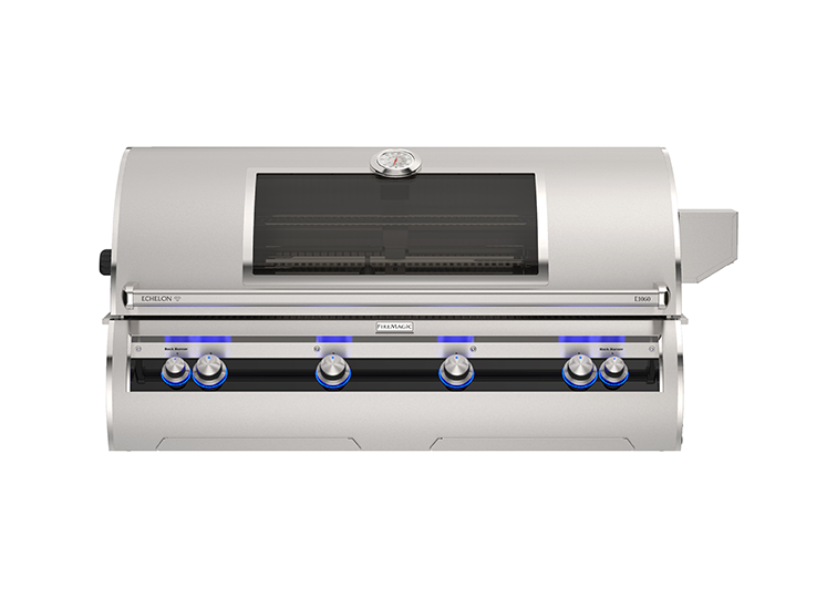 The fire magic analog echelon diamond grill head with the window lid, e1060i-9ean-w