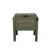Haggards Single Cooler with 2 Engraved Lines - Sagebrush