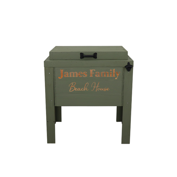 Haggards Single Cooler with 2 Engraved Lines - Sagebrush