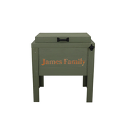 Haggards Single Cooler with 1 Engraved Line - Sagebrush Green