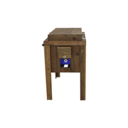 Single Rustic Cooler - Brown - Bottle Opener - Handle