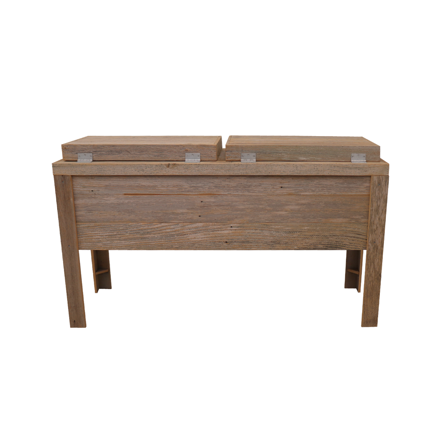 Double Rustic Cooler - Natural - Bottle Openers - Handles