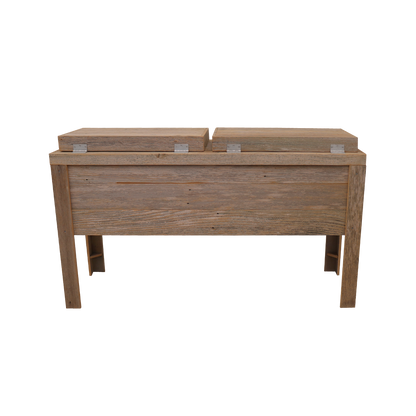 Double Rustic Cooler - Natural - Bottle Openers - Handles