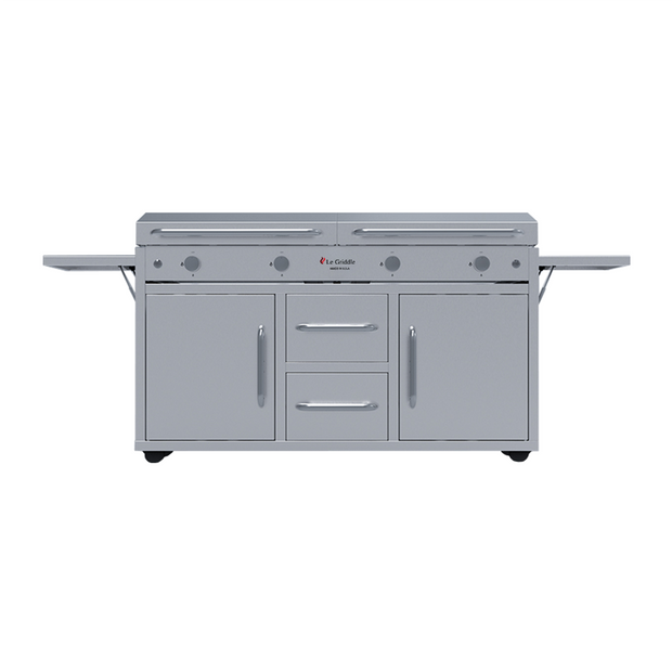 Le Griddle - Four Burner - Gas Griddle - Freestanding