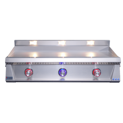 OML105P3 with red and blue led's turned on
