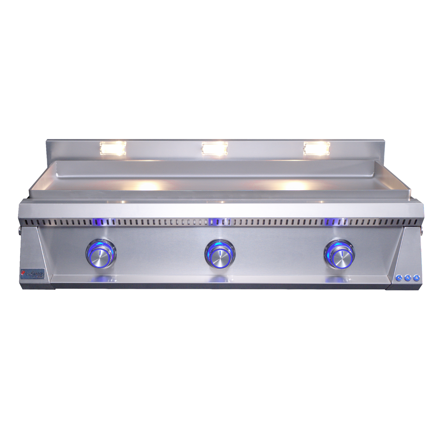 OML105P6 griddle with Blue LED's turned on