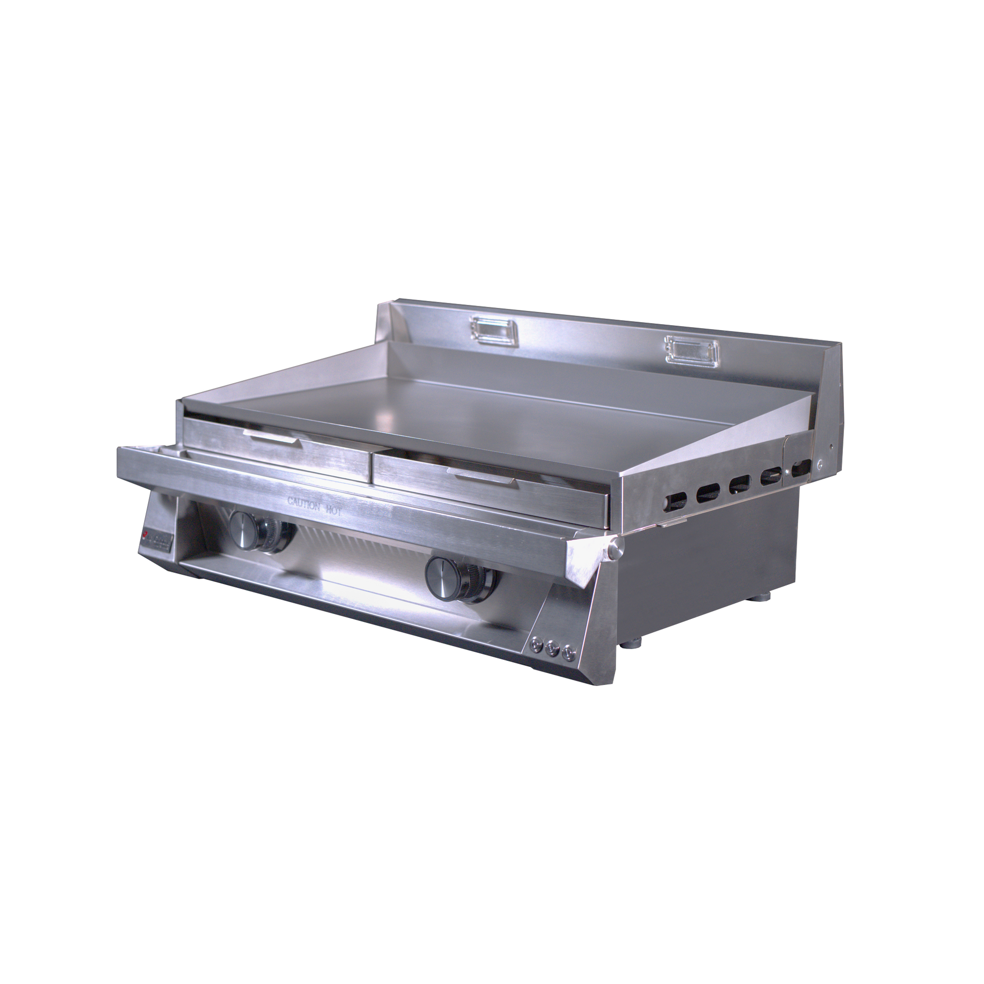 OML75P3 with grease tray open from side