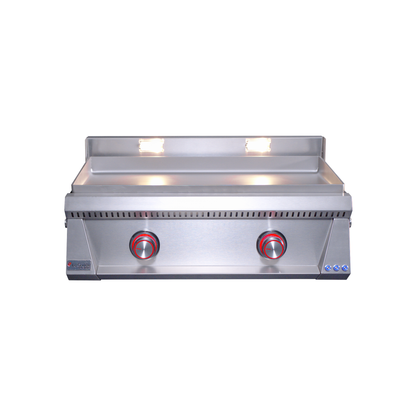 OML75P6 Griddle with RED LED's and Halogen lights turned on