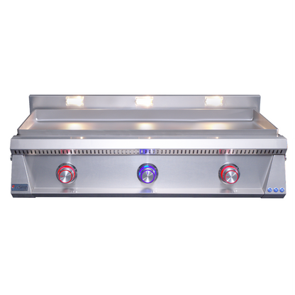 OML105P6 Griddle with lights 