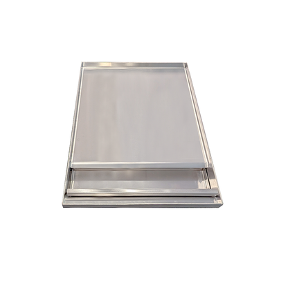 Stainless Steel Griddle With Removable Drip Tray