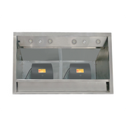 RCS outdoor Vent hood, 48" RVH48B