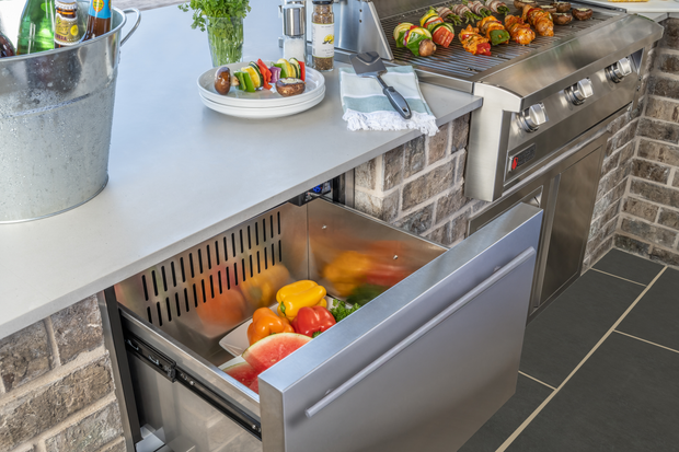 RCS Gas Grills - 2 Drawer Refrigerator - REFR4