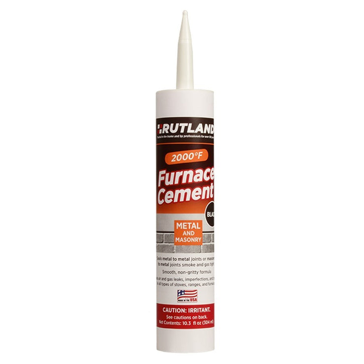 Rutland - Black Furnace Cement Cartridge - 10.3 fl oz