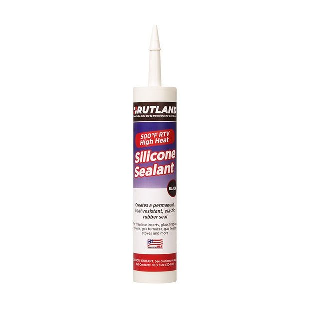 Rutland - Black High Heat RTV Silicone Sealant - 76