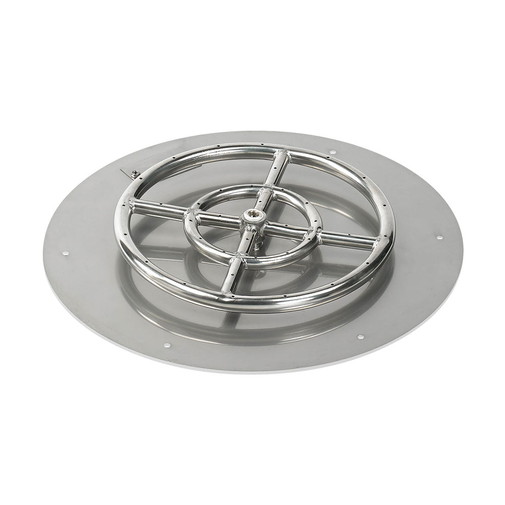 SS-RFP-24-ASBL 24" Pan Burner Insert from American Fire Glass