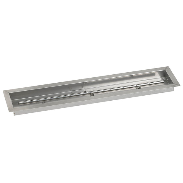 72" Linear Burner Pan SS-LCB-72 American Fire Glass