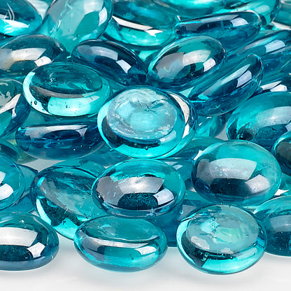 American Fire Glass - Aqua Blue Lusters - FB-AQULST-10 _3
