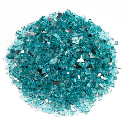 American Fire Glass - Azuria 1/2" Glass - AFF-AZBL12-10 