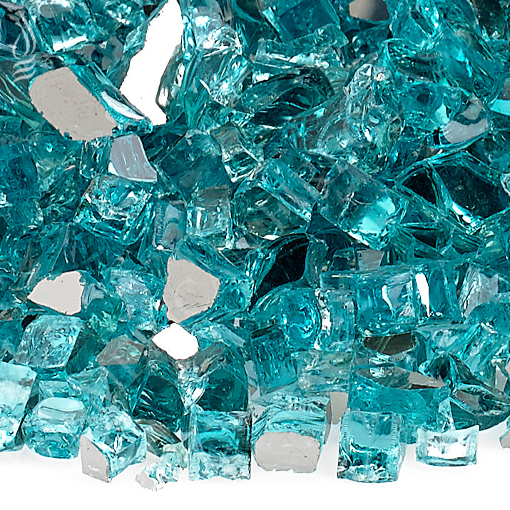 American Fire Glass - Azuria 1/2" Glass - AFF-AZBL12-10 2