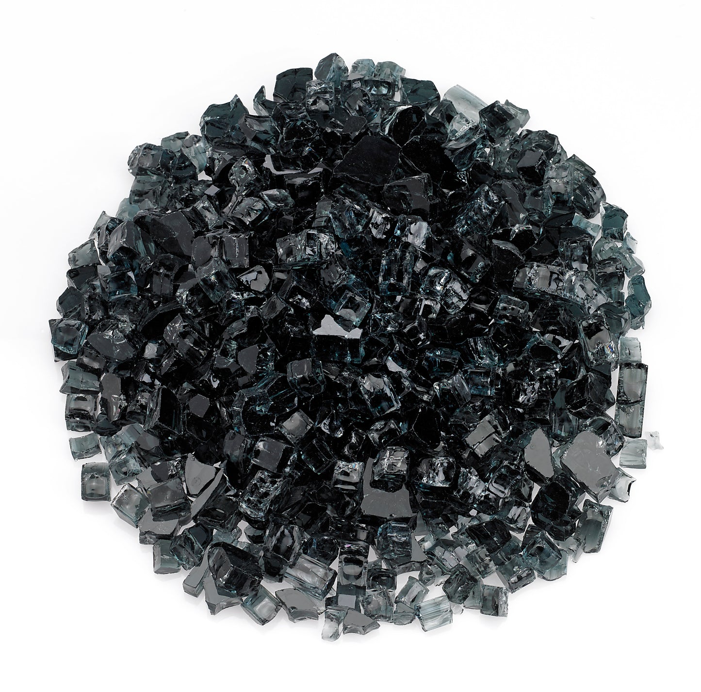 American Fire Glass - Black 1/2" Glass - AFF-BLK12-10 