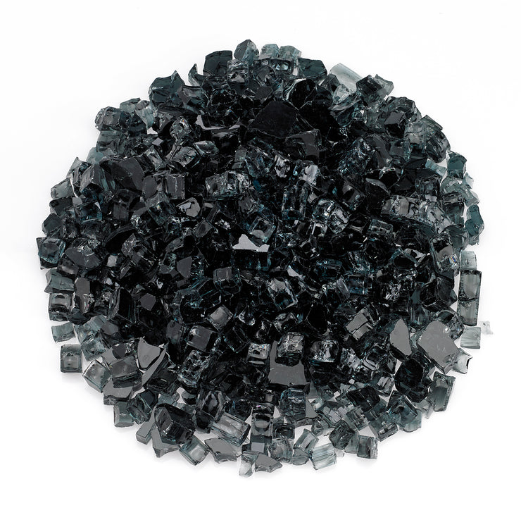 American Fire Glass - Black 1/2" Glass - AFF-BLK12-10 