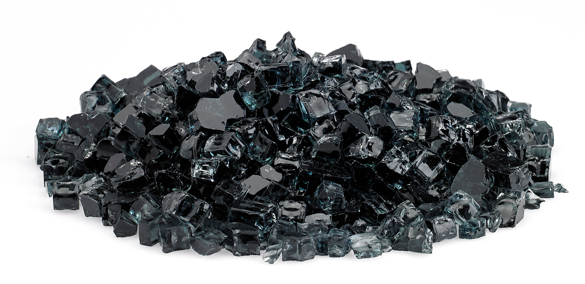 American Fire Glass - Black 1/2" Glass - AFF-BLK12-10  3