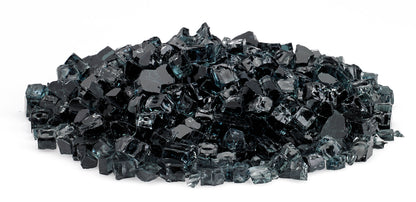 American Fire Glass - Black 1/2" Glass - AFF-BLK12-10  3