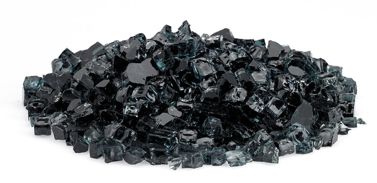 American Fire Glass - Black 1/2" Glass - AFF-BLK12-10  3
