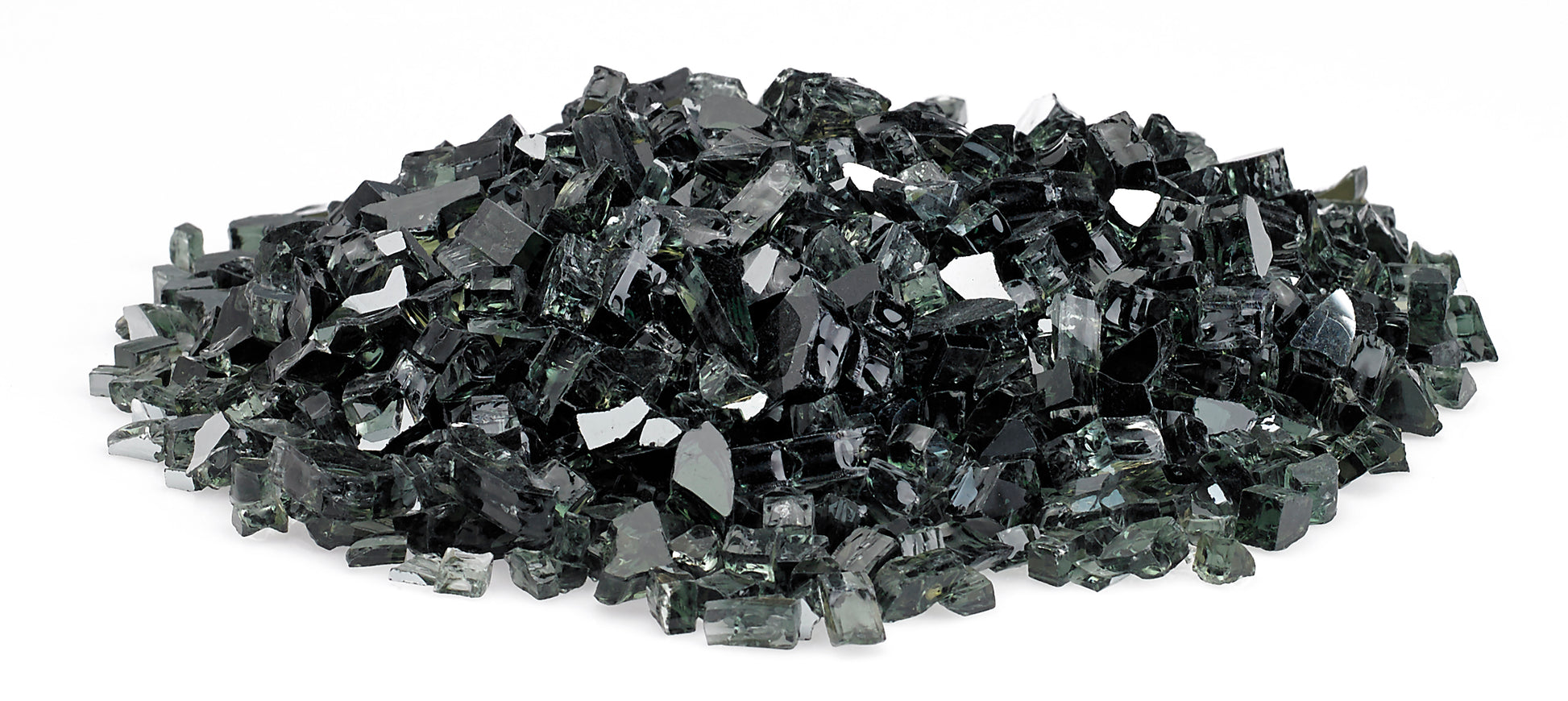 American Fire Glass - Black Reflective Glass - AFF-BLKRF-10 3