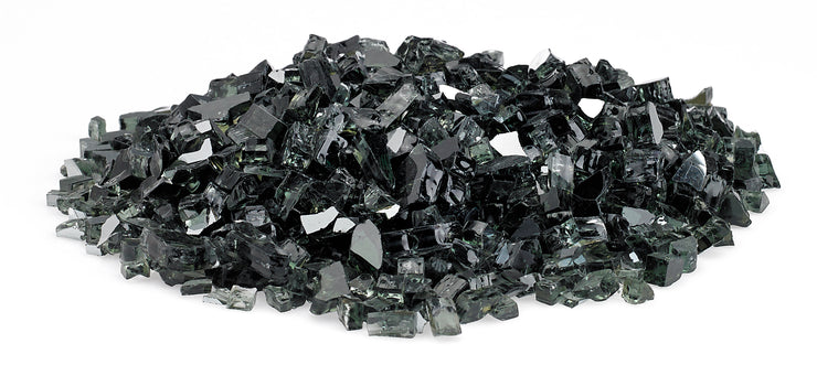 American Fire Glass - Black Reflective Glass - AFF-BLKRF-10 3