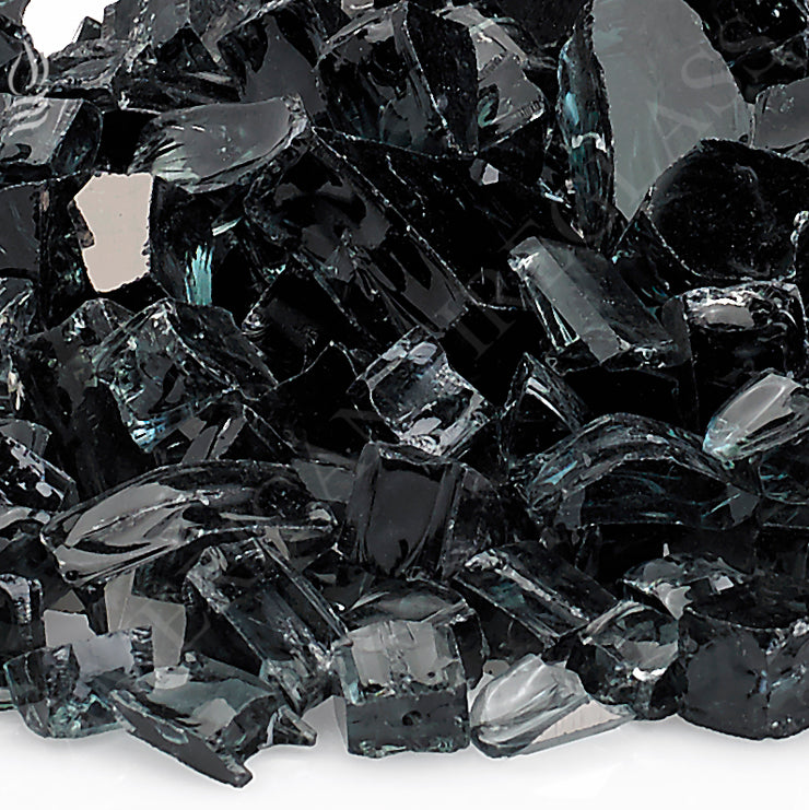 American Fire Glass - Black Reflective 1/2" Glass - AFF-BLKRF12-10 _3