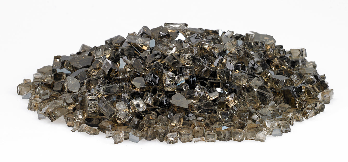 American Fire Glass - Bronze Reflective Glass - AFF-BRZRF-10 2