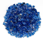 American Fire Glass - Cobalt Reflective 1/2" Glass - AFF-COBLRF12-10 _